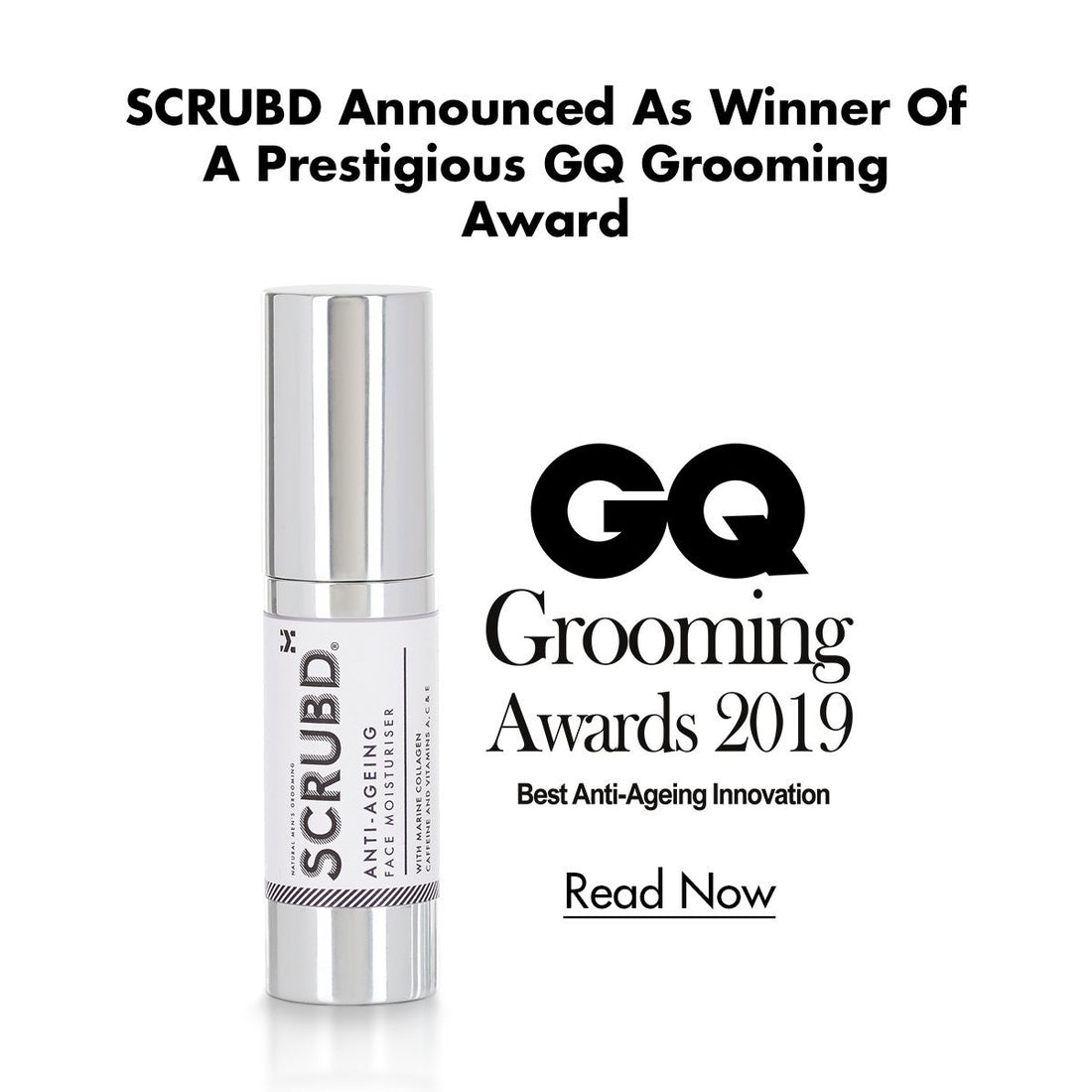 SCRUBD Announced As Winner Of A Prestigious GQ Grooming Award | SCRUBD