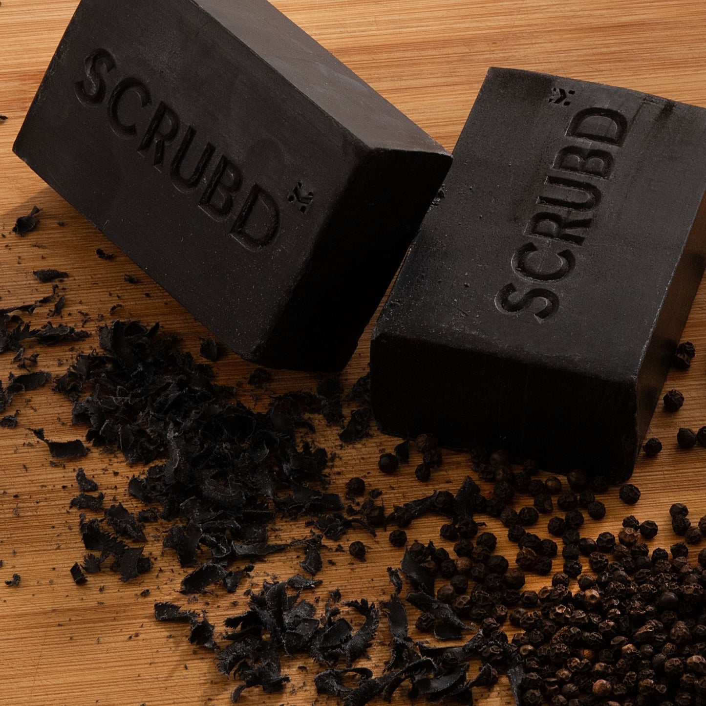 Charcoal & Black Pepper Soap - SCRUBD