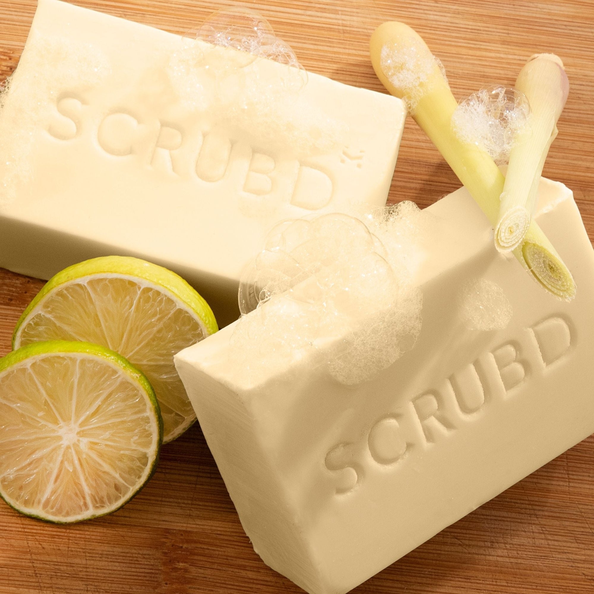 Lemongrass & Lime Soap - SCRUBD